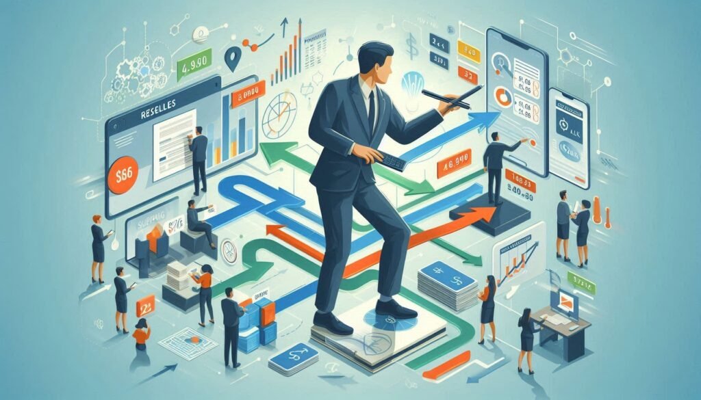 What exactly does a reseller do?