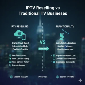 IPTV Reselling vs Traditional TV Businesses
