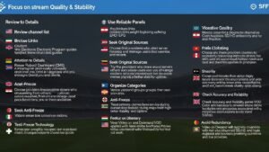 Focus on Stream Quality and Stability