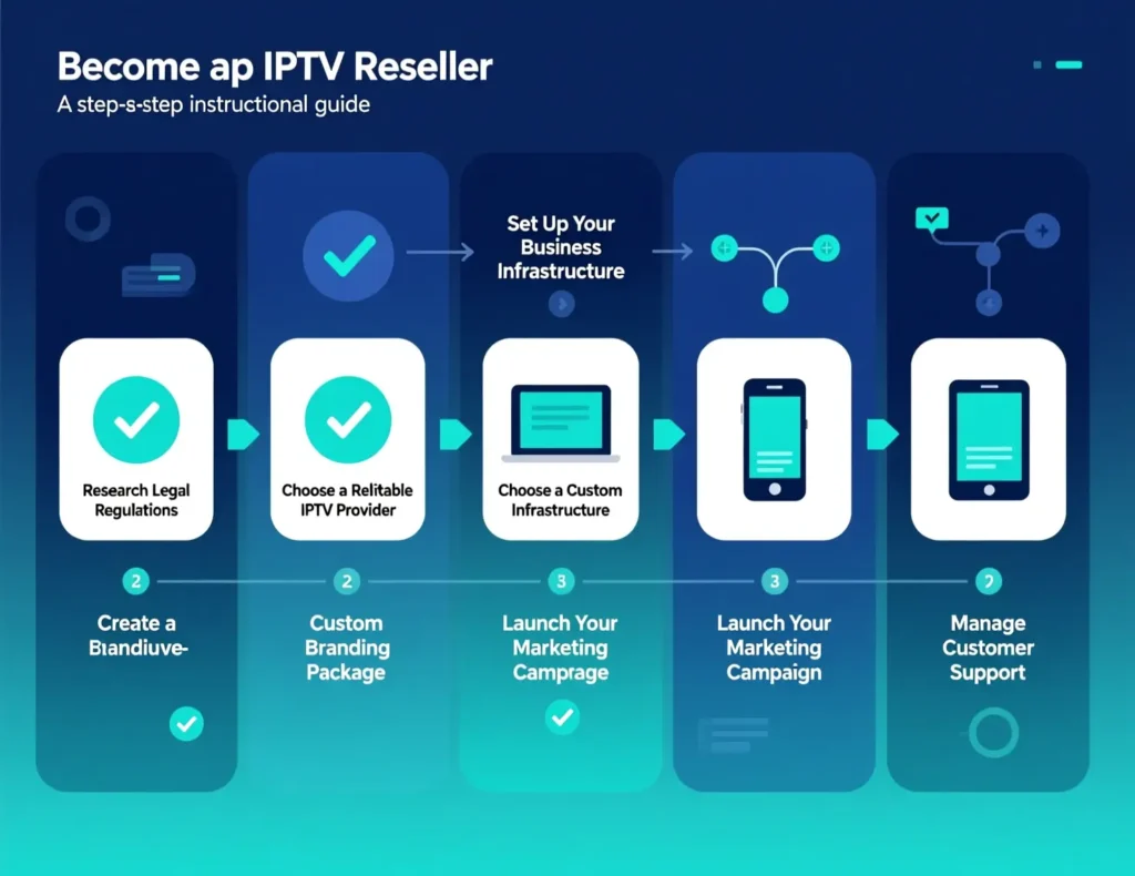 how to become an iptv reseller