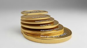 3D infographic showing the breakdown of IPTV reseller costs versus net profit margins.