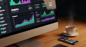 A high-tech digital dashboard highlighting top IPTV providers Reddit users recommend for streaming businesses.